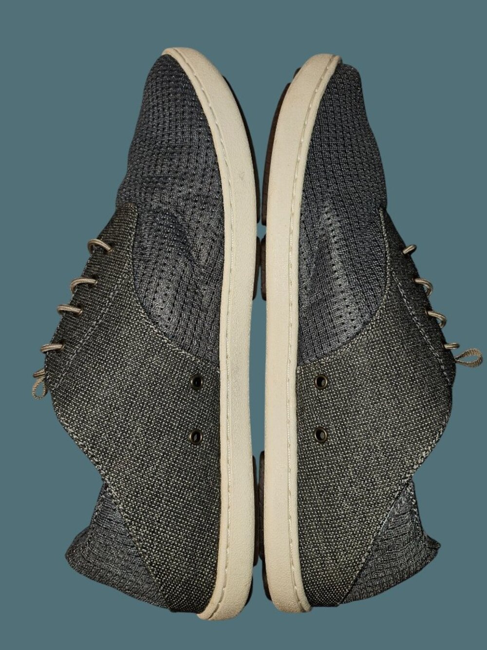 Olukai Nohea Moku Slip On Casual Gray Textile Men Shoes Size 8 - Picture 6 of 10